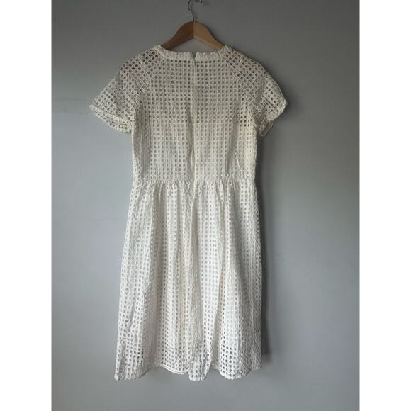 Madewell Hideaway Eyelet Ladder Lace Boho Midi Dress Size 6 - Picture 10 of 10